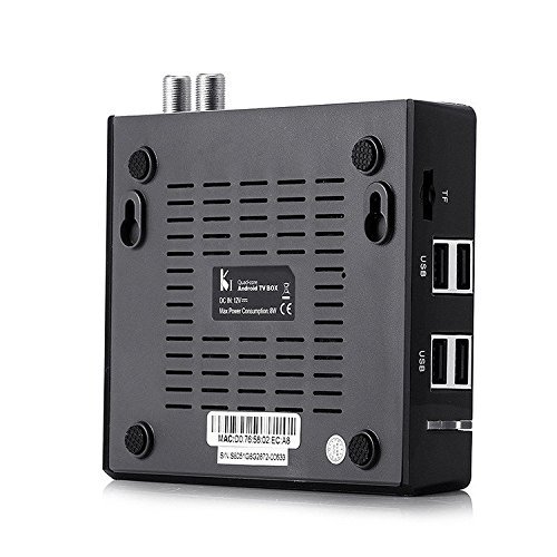 Android 4.4 +DVB-S2 Tv Box Amlogic-S805 quad core 1GB/8GB Free Movie Player Support H.265 Wifi DLNA and Miracast N3