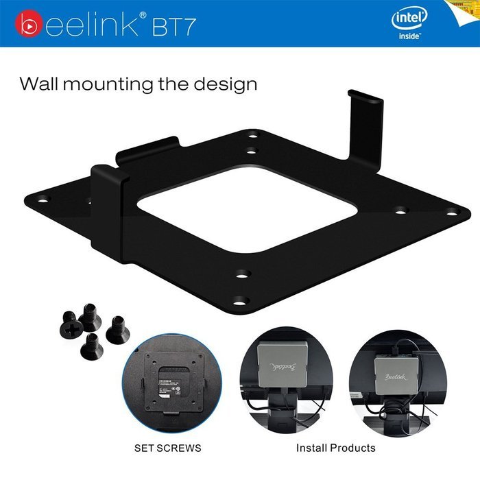 Docooler&reg; Beelink BT7 Windows 10 Smart TV Box Intel Atom x7-Z8700 64 Bits 4GB / 64GB Mini PC KODI 2.4G / 5G Wi-Fi... N7