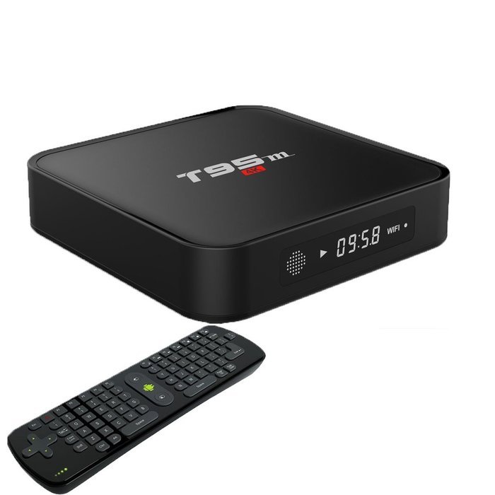 T95M 2G/8G Amlogic S905 Android TV Box Google 5.1 OS Full Loaded Add-ons with Kodi WIFI Smart Player Streaming...