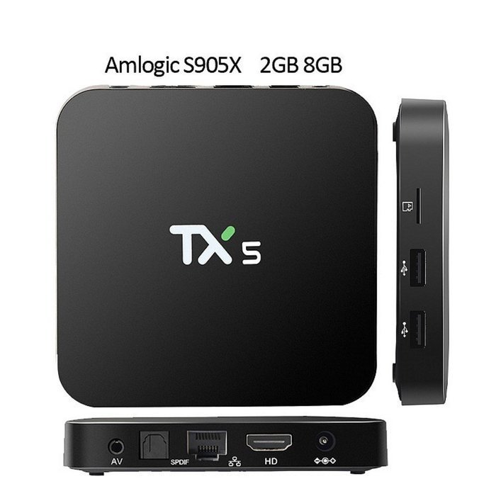 Amlogic S905X Quad Core Cortex-A53 Android 2GB/8GB KODI TV Box with WIFI 3D Graphics Acceleration Multitudinous...