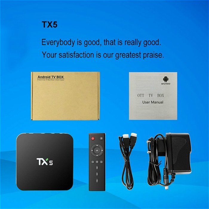 Amlogic S905X Quad Core Cortex-A53 Android 2GB/8GB KODI TV Box with WIFI 3D Graphics Acceleration Multitudinous... N5