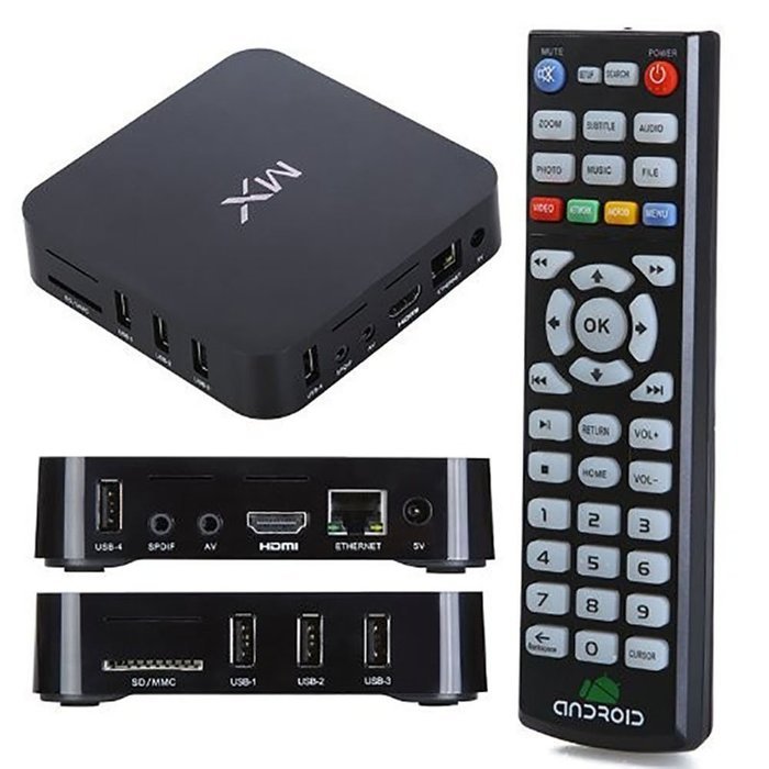 Maxfind MX Dual Core Android 4.2 Smart TV Box, 1080P HD 4K XBMC Mini PC Streaming Media Player, Google Fully Loaded... N2