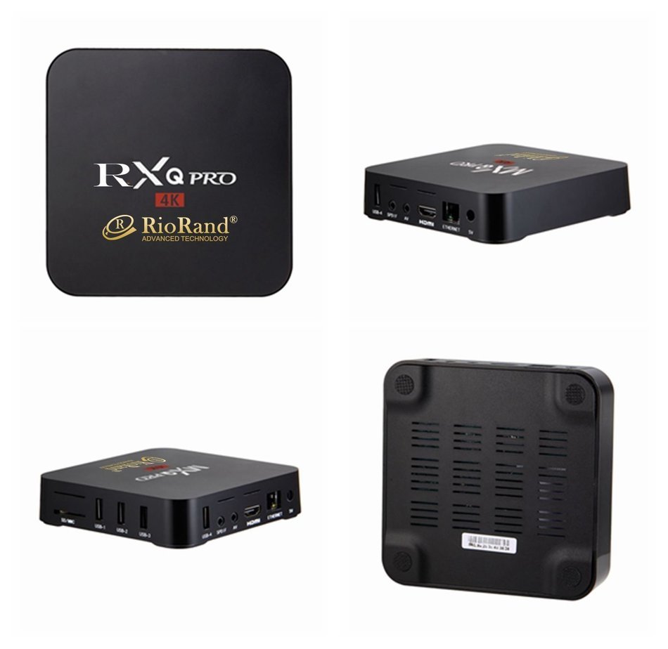 RioRand RXQ Pro TV Box Amlogic S905 Quad-core 64-bit Android 5.1 1/8GB UHD 4K 60fps Smart Streaming Media Player N7