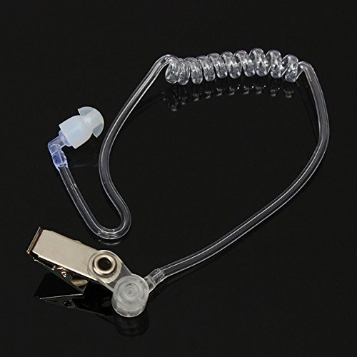 BephaMart Listen Receive Acoustic Tube Covert Earpiece Headset 3.5mm For Icom Motorola Shipped and Sold by BephaMart N6