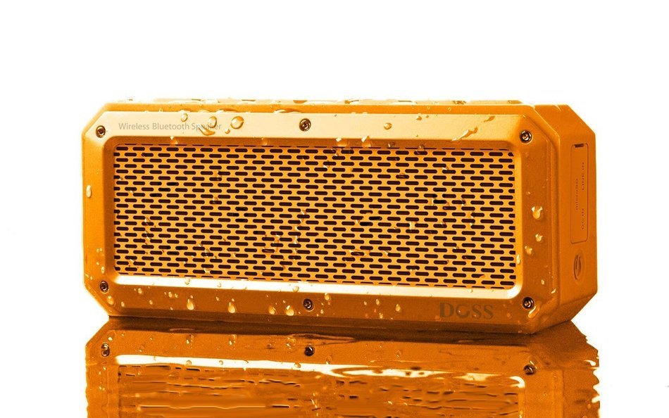 DOSS IPX 4 Wireless Waterproof Bluetooth 4.0 Portable Sport Speaker - Blue N7