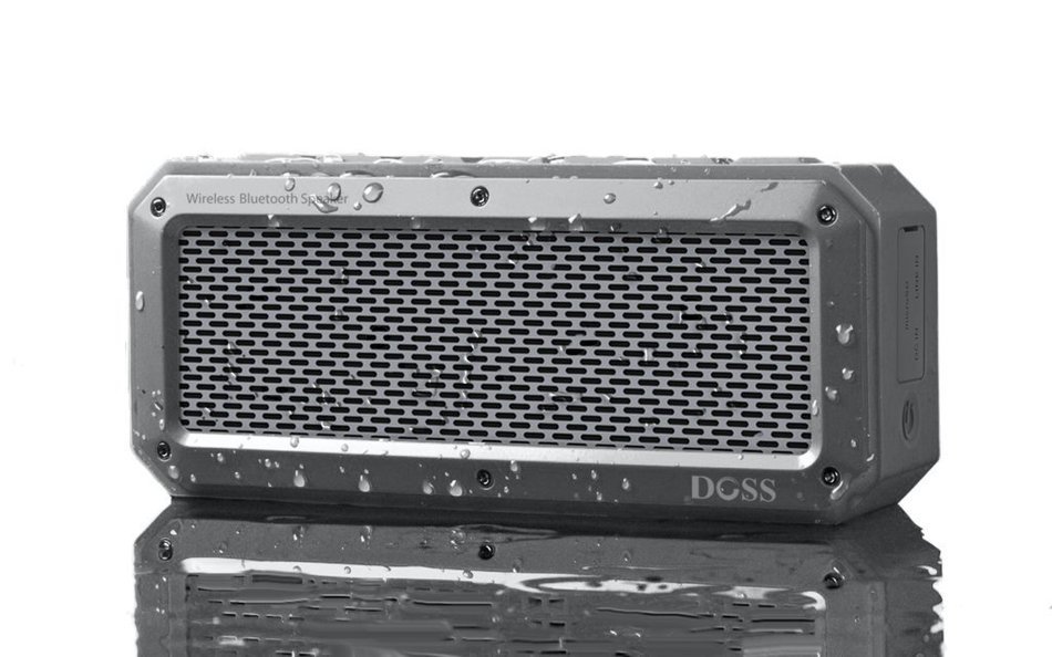 DOSS IPX 4 Wireless Waterproof Bluetooth 4.0 Portable Sport Speaker - Blue N19