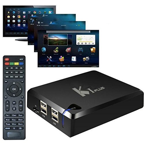 Smart TV Box,EEDI K1 Plus S905 OTT Android 5.1 4K FULL HD Smart TV Box 1G DDR3 8GB Nand flash H.265 64-bit CPU...