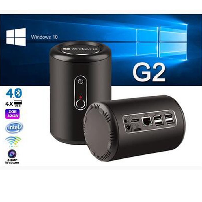 EFOSE G2 Windows 10 Smart TV Box Mini PC & Media Streaming Player, Intel Bay-Trail Z3735F Quad Core processor,... N6