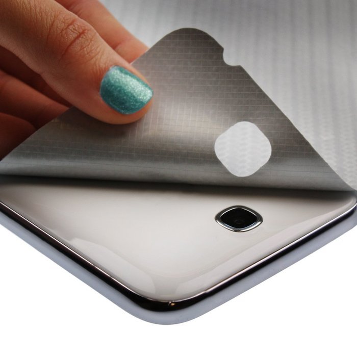 Skinomi TechSkin - Google Nexus Player Silver Carbon Fiber Full Body Skin Protector / Front & Back Wrap / Premium... N6