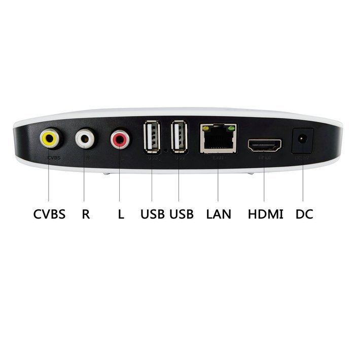 HONGTOP HX13 Quad Core 8GB Android 4.4 Smart TV Box Media Player KODI 16.0 Wi-Fi HDMI Full 1080P HD N3