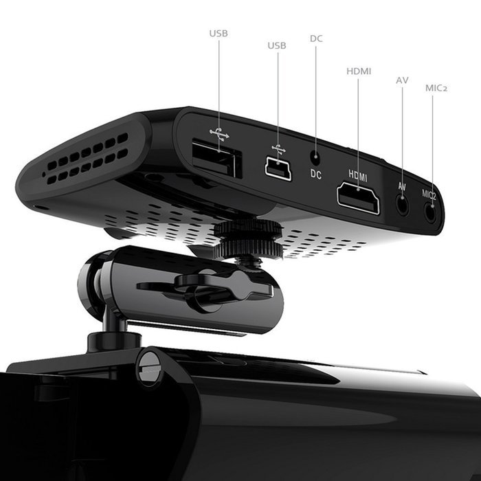 Joinwe-world HD23 Smart TV Box Android 4.4 1080P 2.0MP Camera Media Player N5