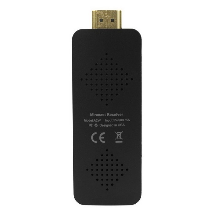 Well Gallery Measy A2W Premium Mini Miracast TV Box Dongle A2W Chromecast + Miracast + DLNA + Air Play - Black N2