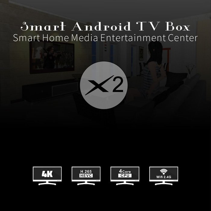 Andoer X2 Android 4.4 TV Box H3 Quad-core Cortex-A7 1G / 8G XBMC / Miracast / DLNA H.265 4K * 2K 2.4G 802.11b/... N5