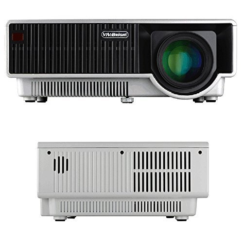 ViviBright Android 4.4 projector 4 Core DVB-T USB 5000lumens For Home Cinema Theater Games Education Business... N2