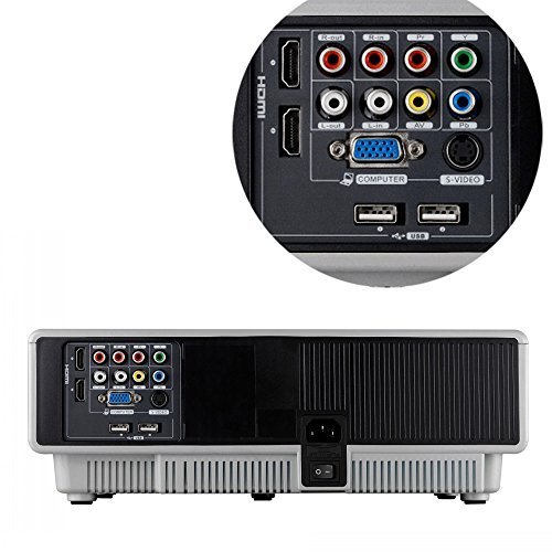 ViviBright Android 4.4 projector 4 Core DVB-T USB 5000lumens For Home Cinema Theater Games Education Business... N3