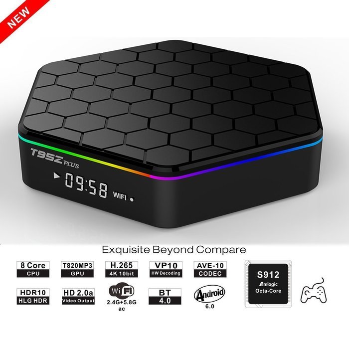 HONGYU ENYBOX X2 Octa Core 2G+ 16GB Android 6.0 TV box Amlogic S912 ARM Cortex A53 64-bit 2GHz KODI 17.0 Pre-installed... N14