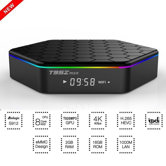 HONGYU ENYBOX X2 Octa Core 2G+ 16GB Android 6.0 TV box Amlogic S912 ARM Cortex A53 64-bit 2GHz KODI 17.0 Pre-installed... N15