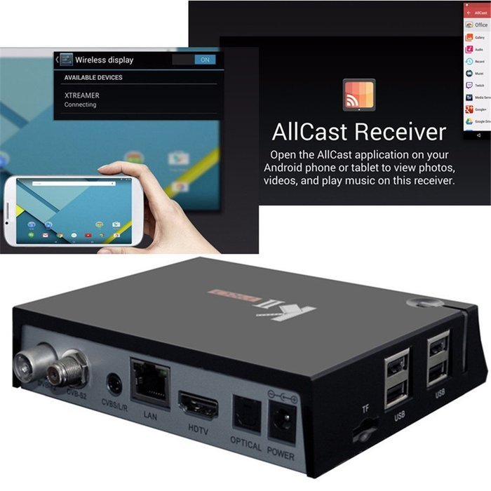 KII Pro TV Box Android 2G/16G Amlogic 2.4/5G Dual WiFi DLNA Airplay KODI Quad-Core 4K Miracast Android Media Adapter... N2
