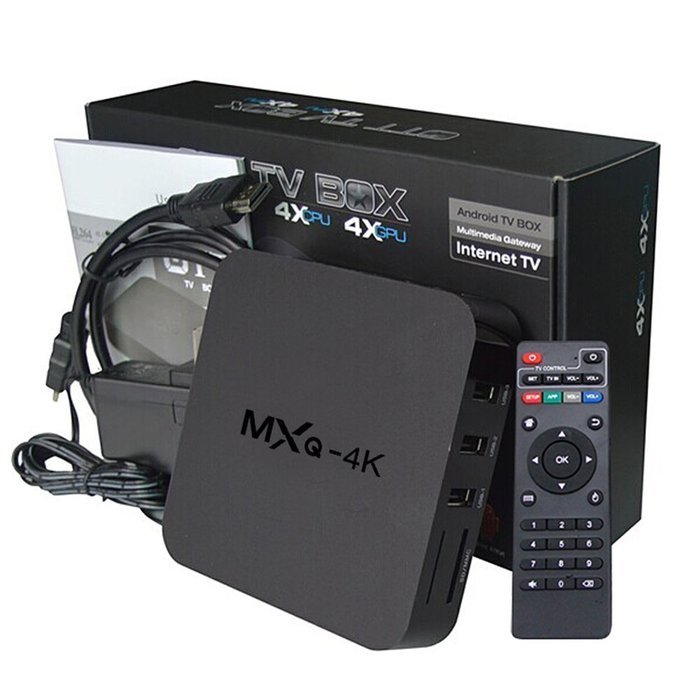 TV Box MXQ-4K Android 4.4 Quad Core RK3229 1G 8G Kodi 15.2 Fully Loaded Support 4K H.265 Video Decoder LAN Miracast... N5