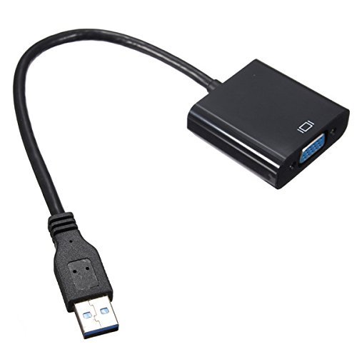 USB 3.0 To VGA 1920 x 1080p Multi-Display Video Graphic External Cable Adapter For Win XP/7/8 N2