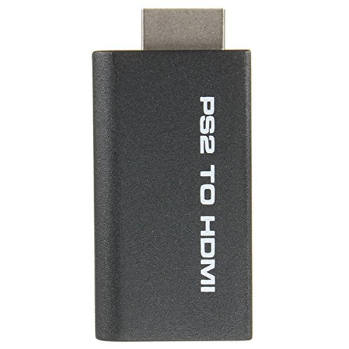 PS2 to HDMI Video Converter Adapter with 3.5mm Audio Output for HDTV HDMI 1080P Support 480i 576i 480p
