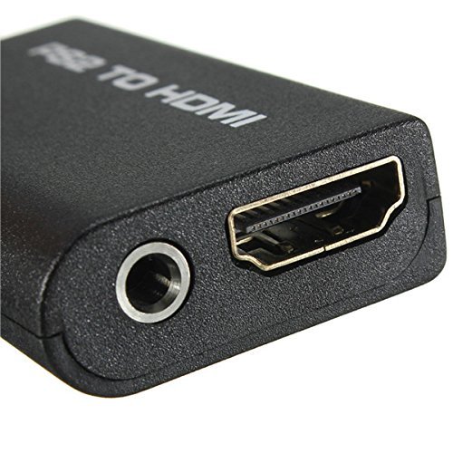 Ps2 to hdmi video converter adapter with 3 5mm audio output for hdtv