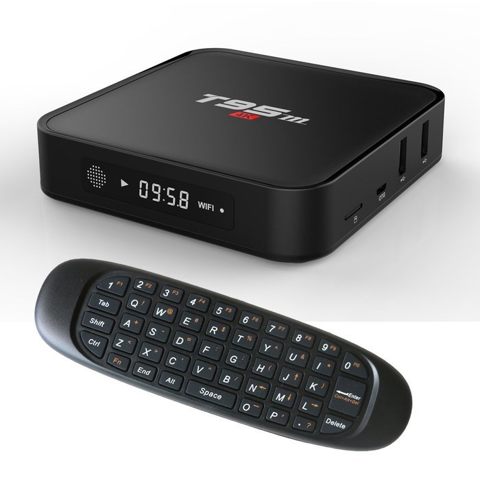 Joinwe-world T95M 2G/8G Android 5.1 Quad Core TV Box + C120 Mini Wireless Remote Keyboard Mouse