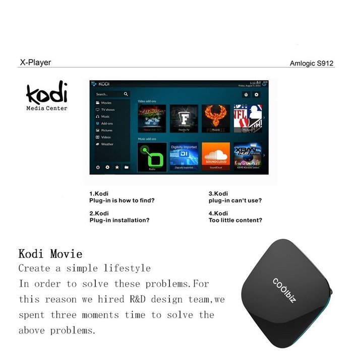 Android 6.0 TV Box ,Hosamtel S912 Smart TV Box Octa Core 2GB DDR3+16GB WiFi HD Media Player,with WIFI2.4G +5G... N3