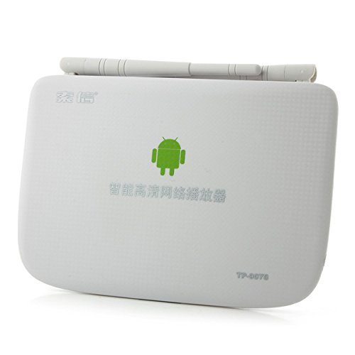 TP-9078 Android TV BOX Smart Media Player A20 Android 4.2 4GB with RC White N2