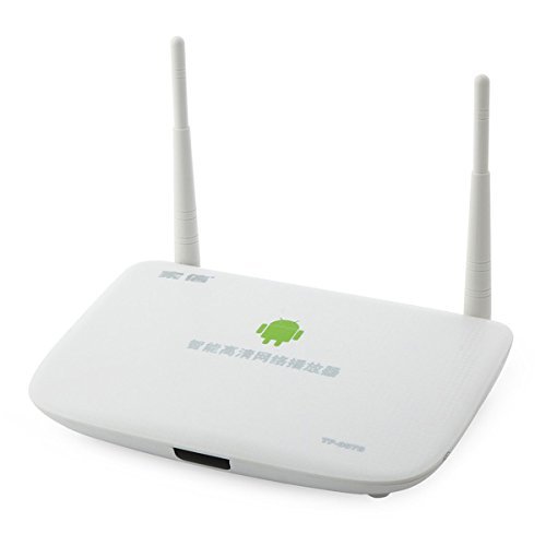 TP-9078 Android TV BOX Smart Media Player A20 Android 4.2 4GB with RC White N4