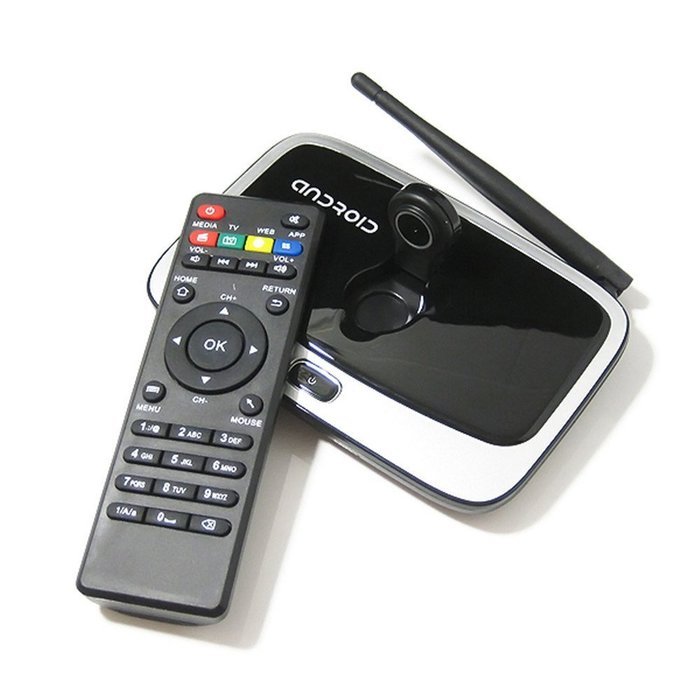 Lovestone Android 4.4 TV Box RK3188T Quad-core CS918s IPTV Box Q7S Media Player HD 1080P Bluetooth 2G/8GB 2MP... N3
