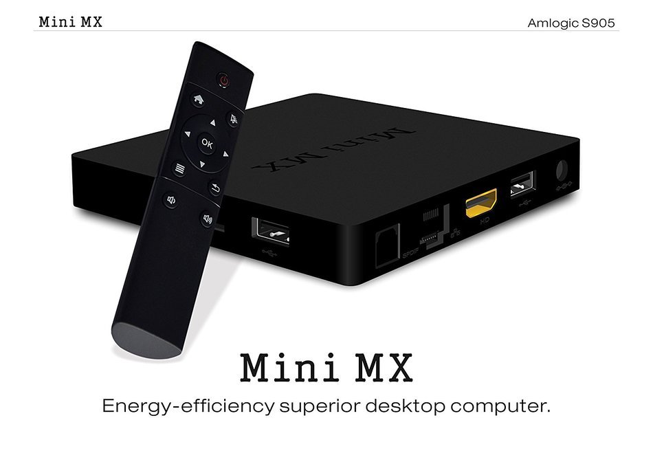 DIAOTEC(TM) Mini MX Android TV Box, Amlogic S905 CPU Cortex-A53, Mali-450 GPU, UHD 4K*2K, HEVC H.265, 1080P Streaming...