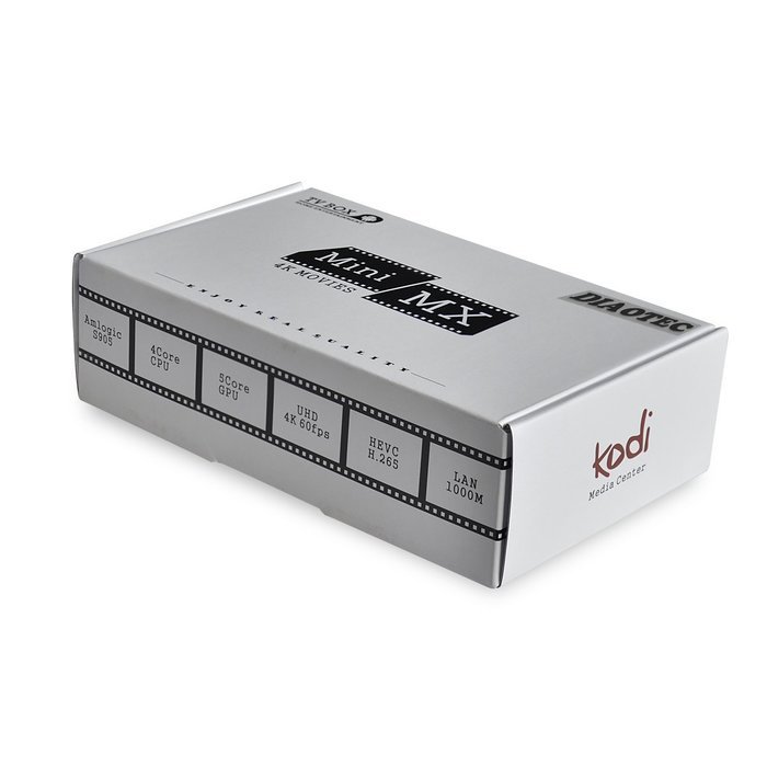 DIAOTEC(TM) Mini MX Android TV Box, Amlogic S905 CPU Cortex-A53, Mali-450 GPU, UHD 4K*2K, HEVC H.265, 1080P Streaming... N8