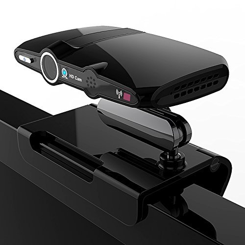 LinPou HD23 Smart TV Box, 1080P HDMI Dual Mic Android 4.4 H3 Quad Core 1.4GHz 1GB/8GB WiFi 2.0MP Camera N4