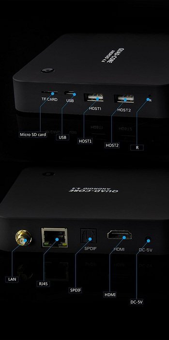 myGadgetsandGames 2015 Q8 Android Smart Tv Box Media Player - Quad Core Rk3288 1.8Ghz A17 - 2Gb Ram - 8Gb Storage...