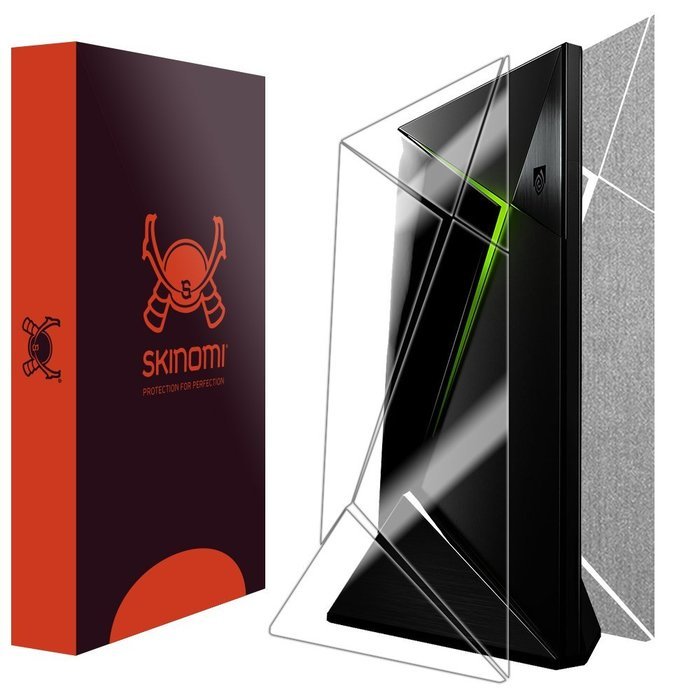 Skinomi TechSkin - NVIDIA Shield TV Brushed Aluminum Full Body Skin Protector / Front & Back Wrap / Premium HD...