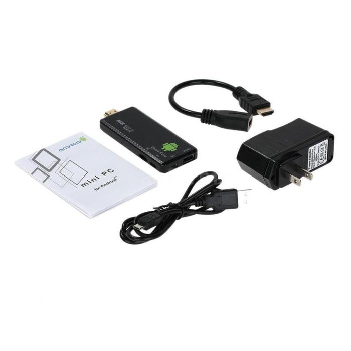 Creazy MK809IV Android 4.4 TV Dongle Box Quad Core Mini PC 1080P 3D + 2.4G Air Mouse N5