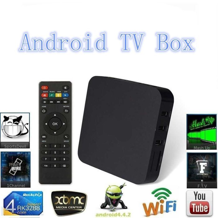 Generic Android 4.4 Quad Core 8GB XBMC 1080P WiFi KODI Smart TV Box