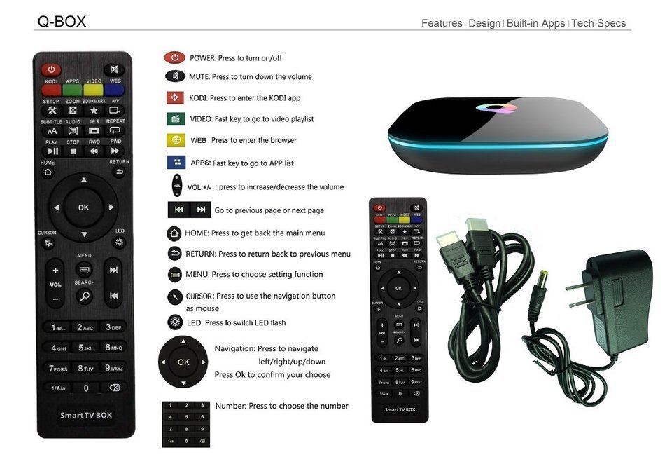 Joinwe-world Q-Box S905 Android 5.1 2G/16G TV Box N3