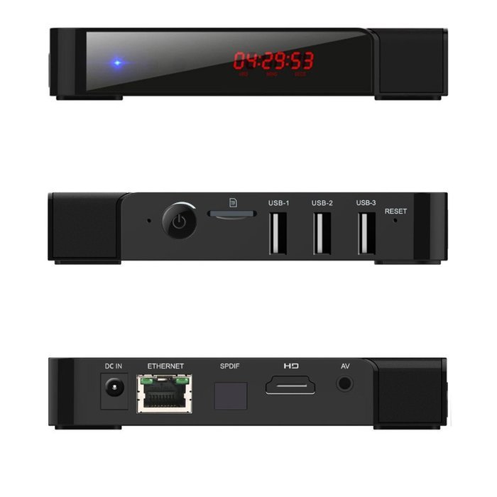 HONGYU R-BOX Android 5.1 Tv Box Quad Core RK3229 Chipset 2G/8G Kodi 16.1 Fully Loaded XBMC Bluetooth 4.0 WiFi... N7