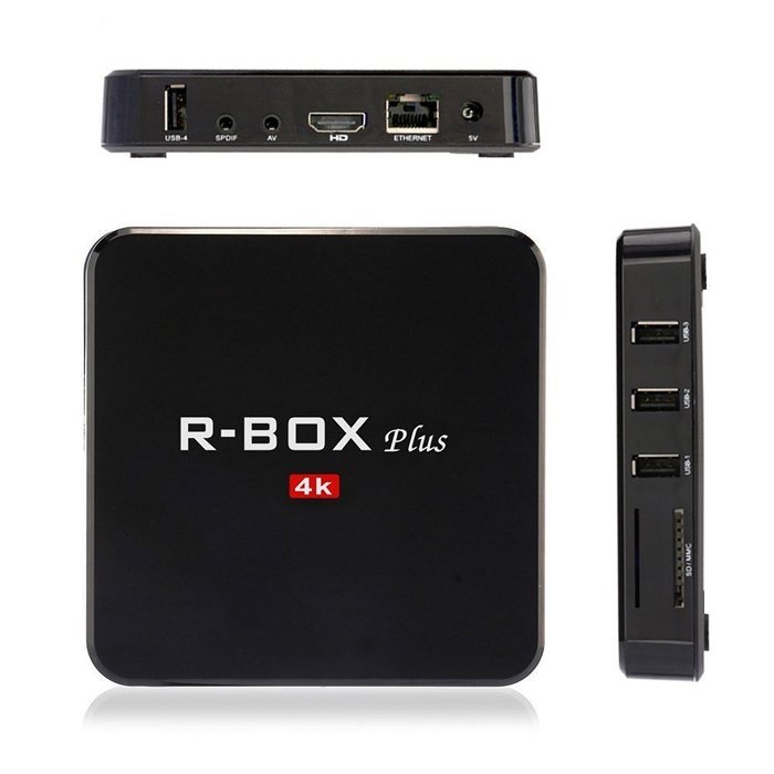 HONGYU R-BOX Android 5.1 Tv Box Quad Core RK3229 Chipset 2G/8G Kodi 16.1 Fully Loaded XBMC Bluetooth 4.0 WiFi... N13