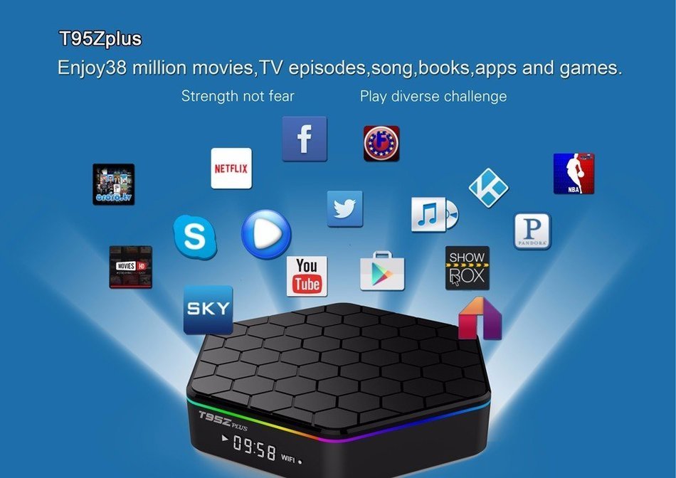ELEGIANT Smart TV Box - Amlogic S912 Octa-core [2G + 16G, WiFi 2.4G + 5.0G, Bluetooth V4.0, Gigabit LAN] Android... N5