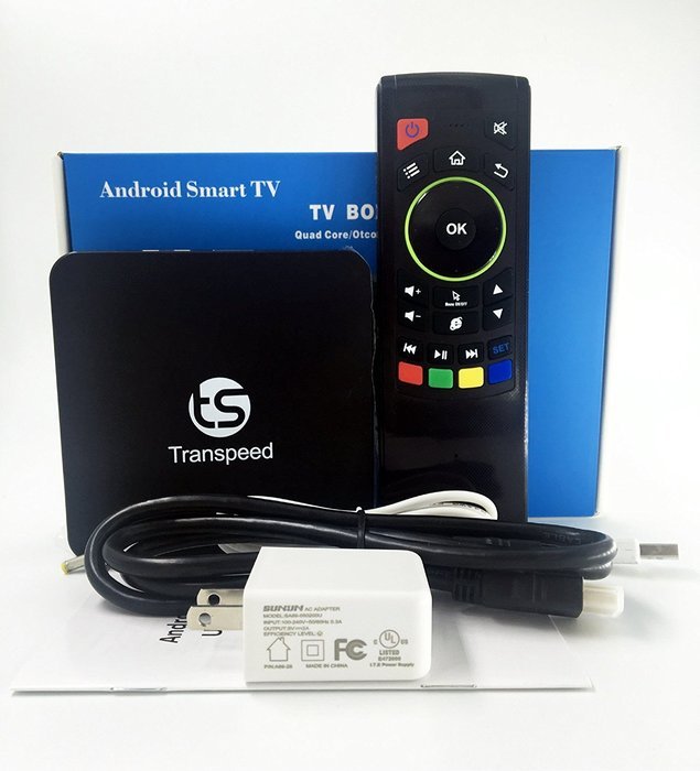 Transpeed S905 Amlogic Quad Core 2.0 GHz 8G 2G RAM TV Box + 2.4G Air mouse keyboard Android 5.1 4 K 2 K HDMI Kodi...