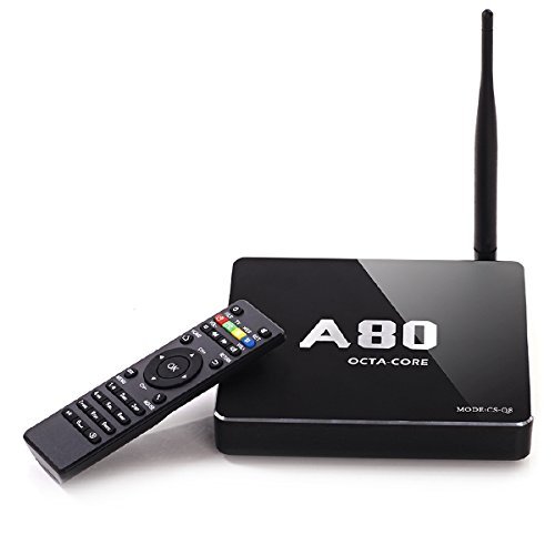 CS-Q8 Smart TV Box Android TV Box DDR 4GB Flash 32GB Octa-Core ARM Cortex A15/A7 64-Core PowerVR G6230