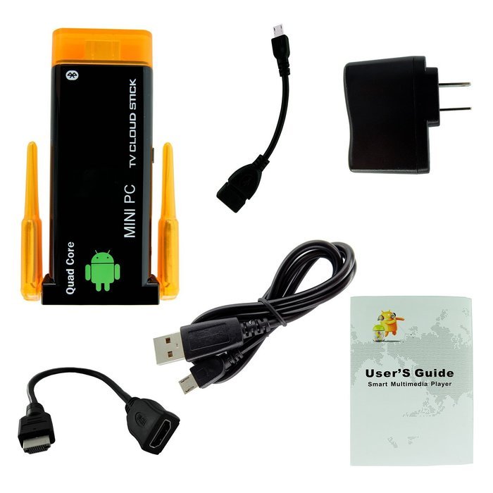 HONGTOP J22 Quad Core Android 4.4 4K TV Stick Streaming Media Player 2GB+8GB Smart Mini PC TV Dongle Bluetooth... N5