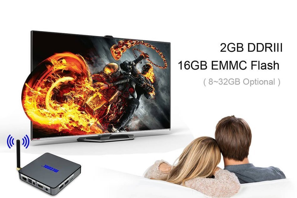 MECOOL BB2 Android 6.0 Amlogic S912 Octa Core KODI 17.0 Preinstalled TV BOX 2G/16G 802.11AC WIFI Bluetooth 1000M... N4