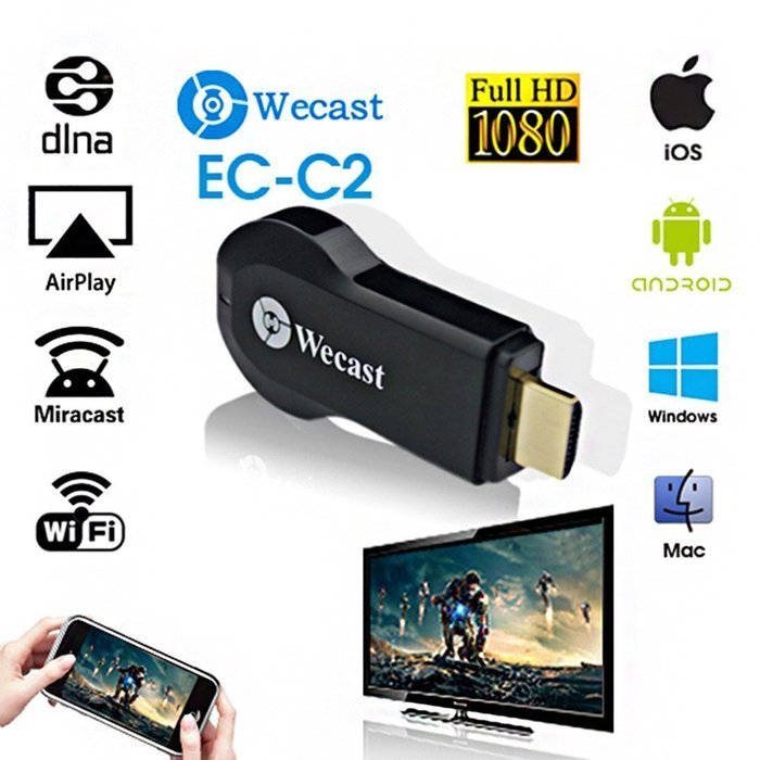 Eeoo MeLE Cast S3 DLNA Dongle HDMI Android Streaming Media Player Miracast Dongle WiFi Display AirPlay 1080P for... N41