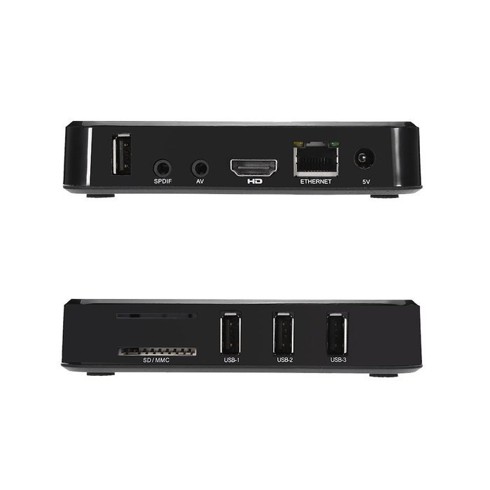 Vipwind R-BOX Plus Smart Android TV Box RK3229 Quad-Core KODI 16.1 4K 10-bit 2GB /16GB Wifi BT 4.0 H.265 DLNA... N4