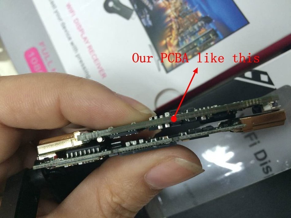 GJU Wecast Ipush Support IOS 8.1 CPU RK2928 Wireless Display Dongle DLNA Miracast Airplay Full HD Compatible with... N5