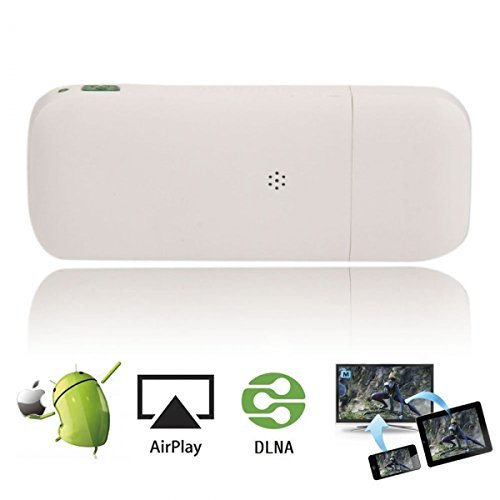 iPush Wireless WiFi AirPlay DLNA Display TV Dongle Receiver for PC/Tablet/Smartphone White